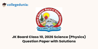 JKBOSE 2026 Class 10 Science Physics Question Paper with Solutions